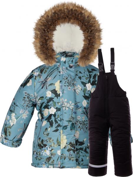 Zimowy komplet: kurtka i spodnie dla dziewczynki