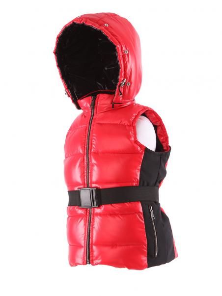 Vest with artificial down