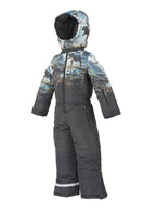 Kids’ insulated ski snowsuit designed for warmth, durability, and winter sports adventures