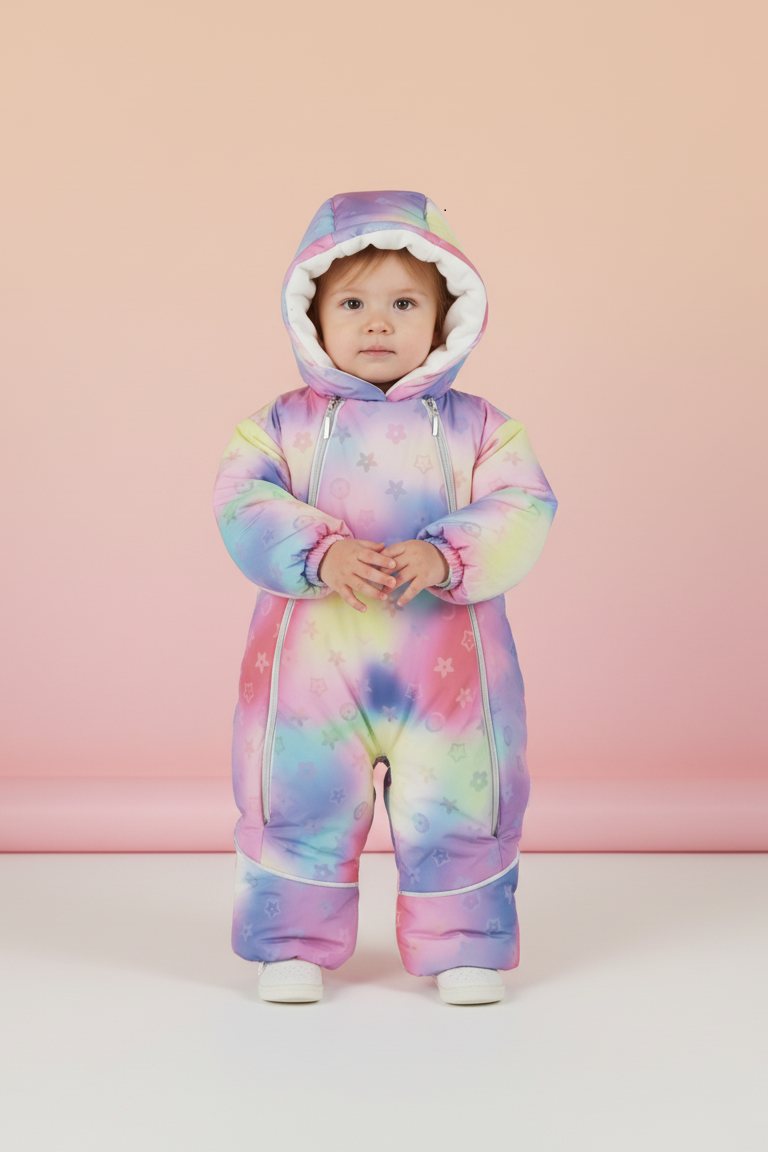 Baby 2 in 1 snowsuit and stroller sleeping bag, designed for warmth and comfort