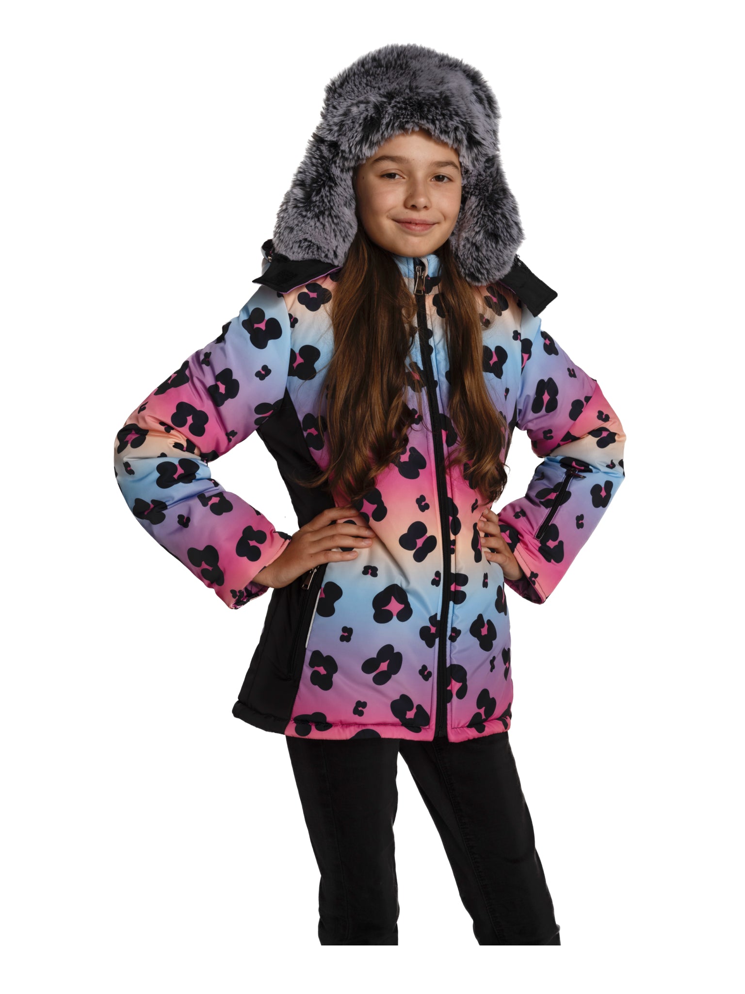 Premium children’s ski set with jacket and pants, combining durability and elegance