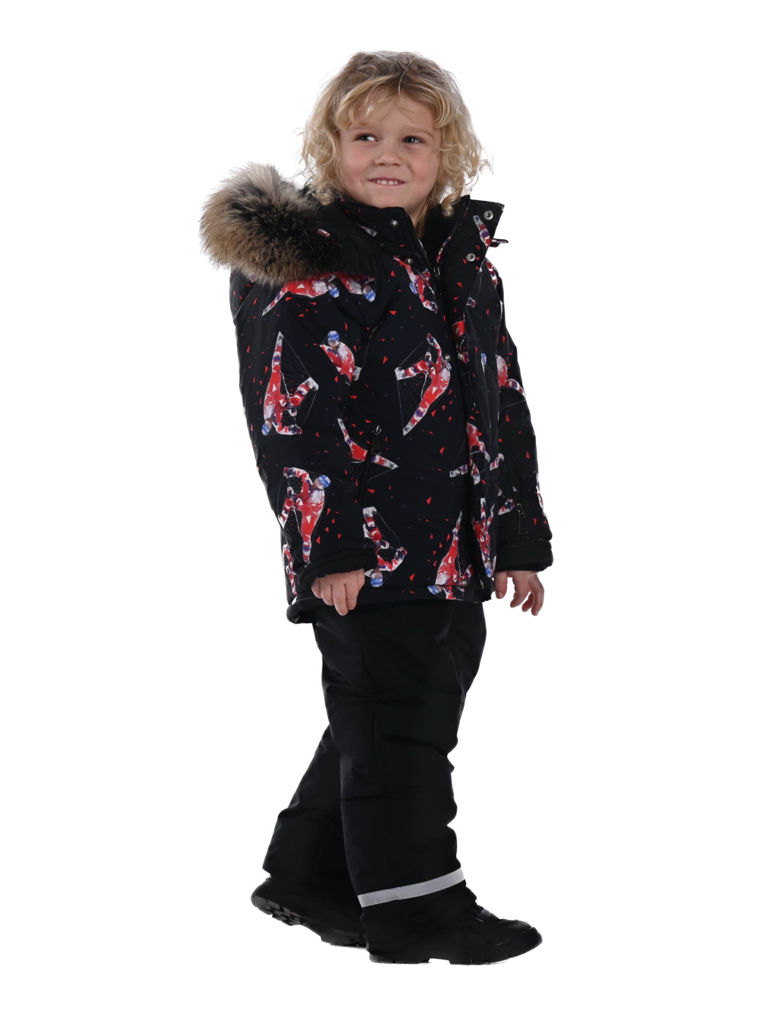 Kids winter jacket with exclusive design, perfect for everyday wear in cold climates