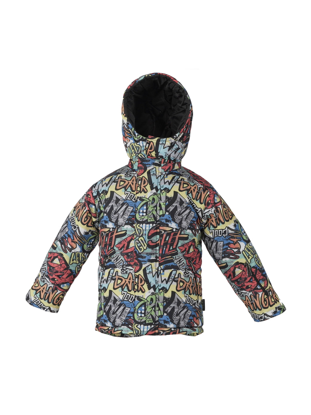 Kids insulated winter coat, stylish and durable for snowy weather