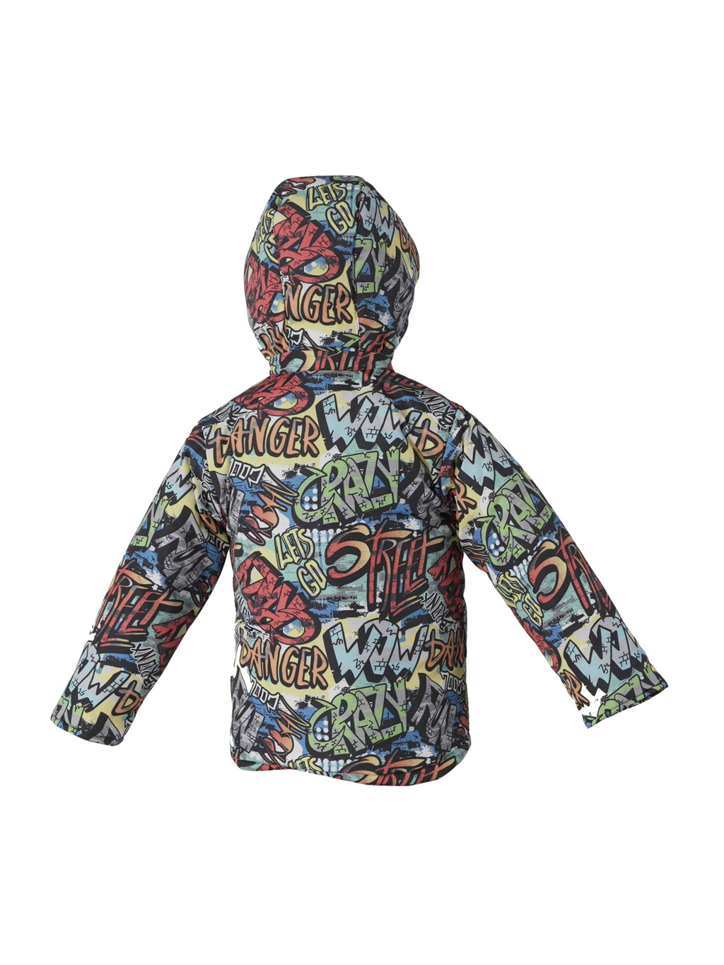 Kids insulated winter coat, stylish and durable for snowy weather