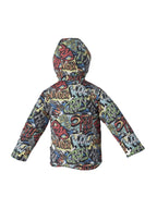Kids insulated winter coat, stylish and durable for snowy weather