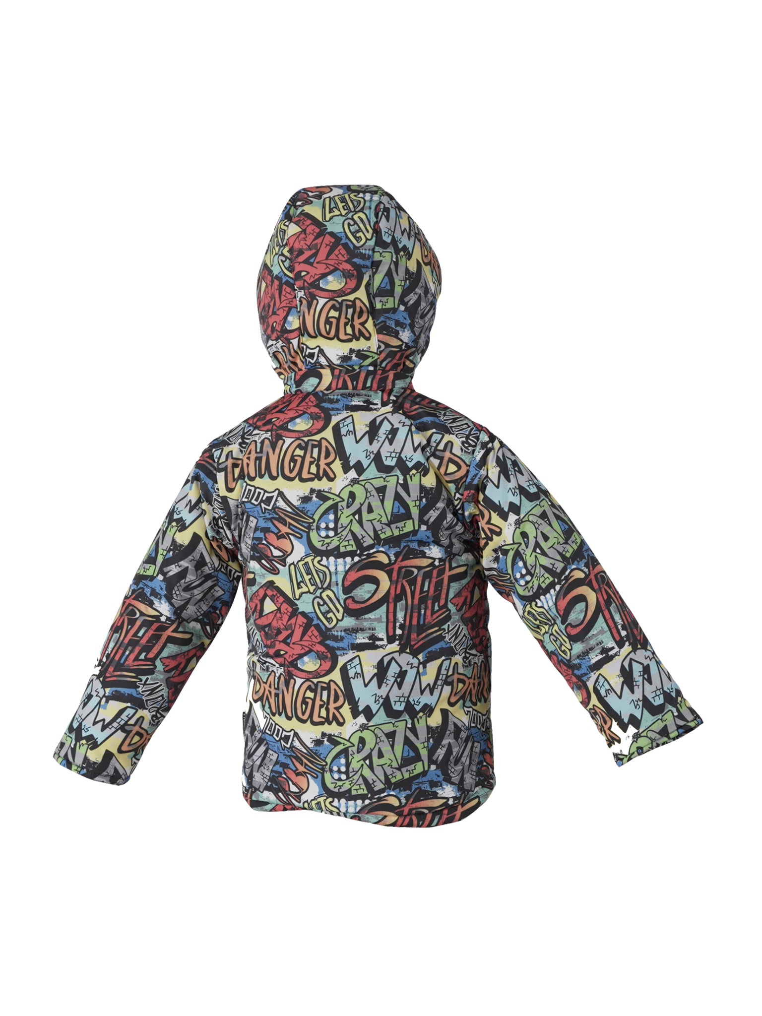 Kids insulated winter coat, stylish and durable for snowy weather