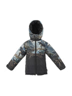 Kids insulated winter coat, stylish and durable for snowy weather