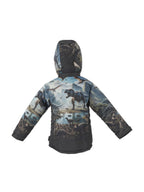 Kids insulated winter coat, stylish and durable for snowy weather